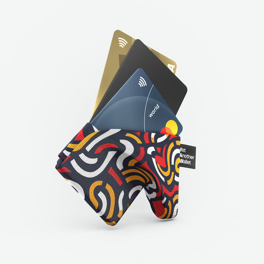 Elastisches Wallet Abstract