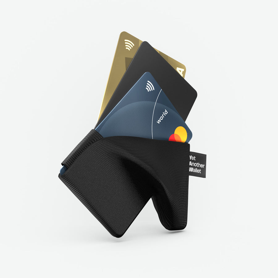 Elastisches Wallet Black