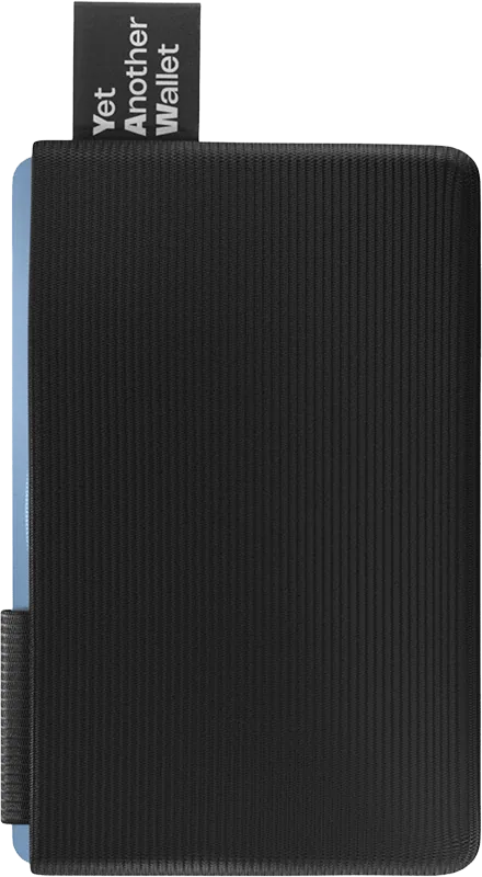 Black elastic wallet
