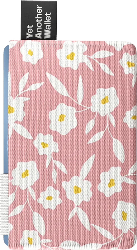 Floral elastic wallet